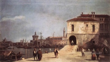 Venecia clásica Painting - El Fonteghetto Della Farina Canaletto Venecia
